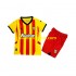 Camisola RC Lens Criança Equipamento Primeiro 2024-2025 Manga Curta